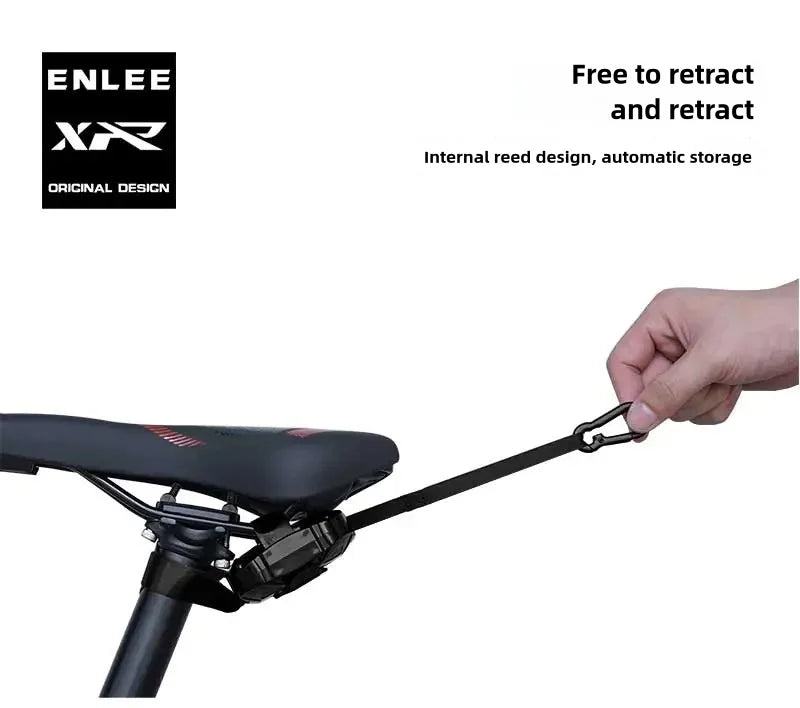 2.5M Retractable Bike Tow Rope Portable Outdoor Cycling Traction Equipment MTB Parent-Child Bicycle Pull Strap Safety Tow Tool Zpaxo