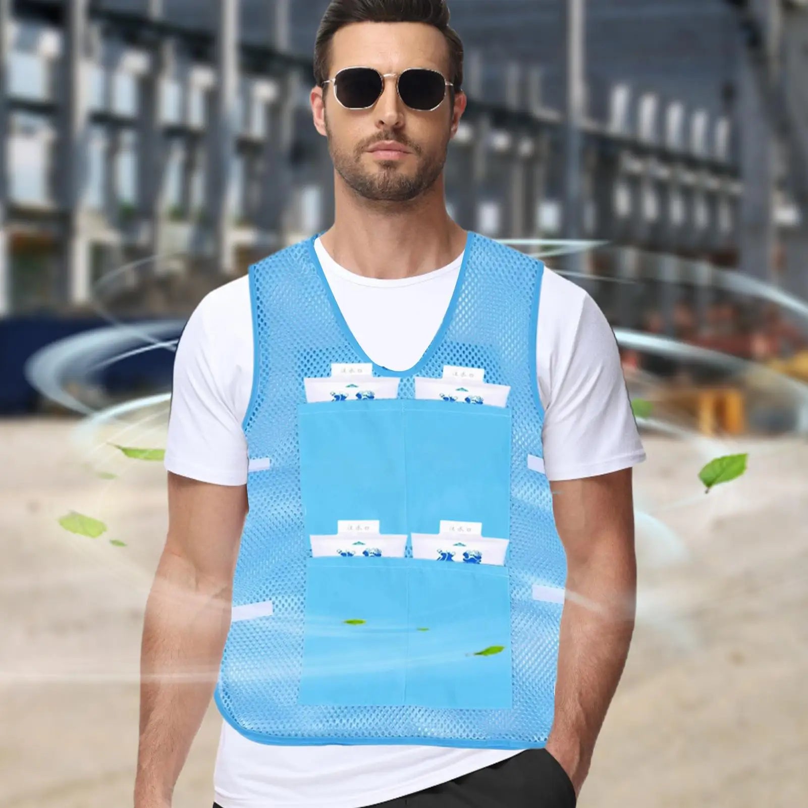 Cool Vest Portable Unisex Adult Workout Cold Wrap Gadgets Cooler