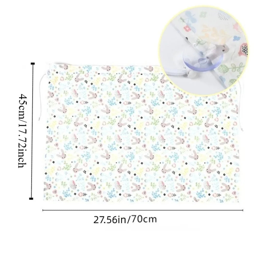 Creative Suction Cup Car Curtains Cute Cartoon Animal Floral Sunshade Zpaxo