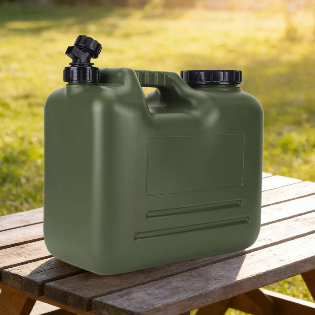Portable Water Jug W Wide Filler Opening Emergency Storage Tank