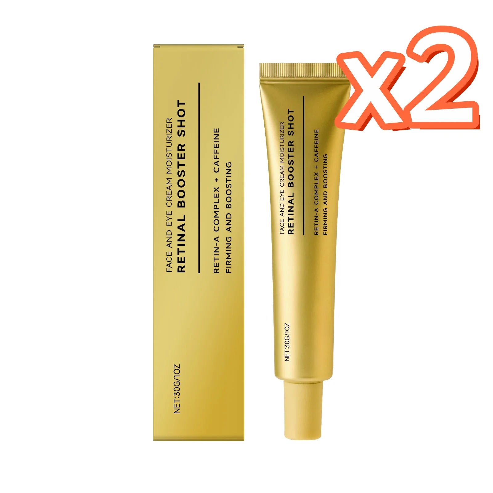 Retinol Face Cream – Dark Spot Fader, Lifting & Skin Barrier Repair Retinol Face Cream Zpaxo 30g Boxed x 2