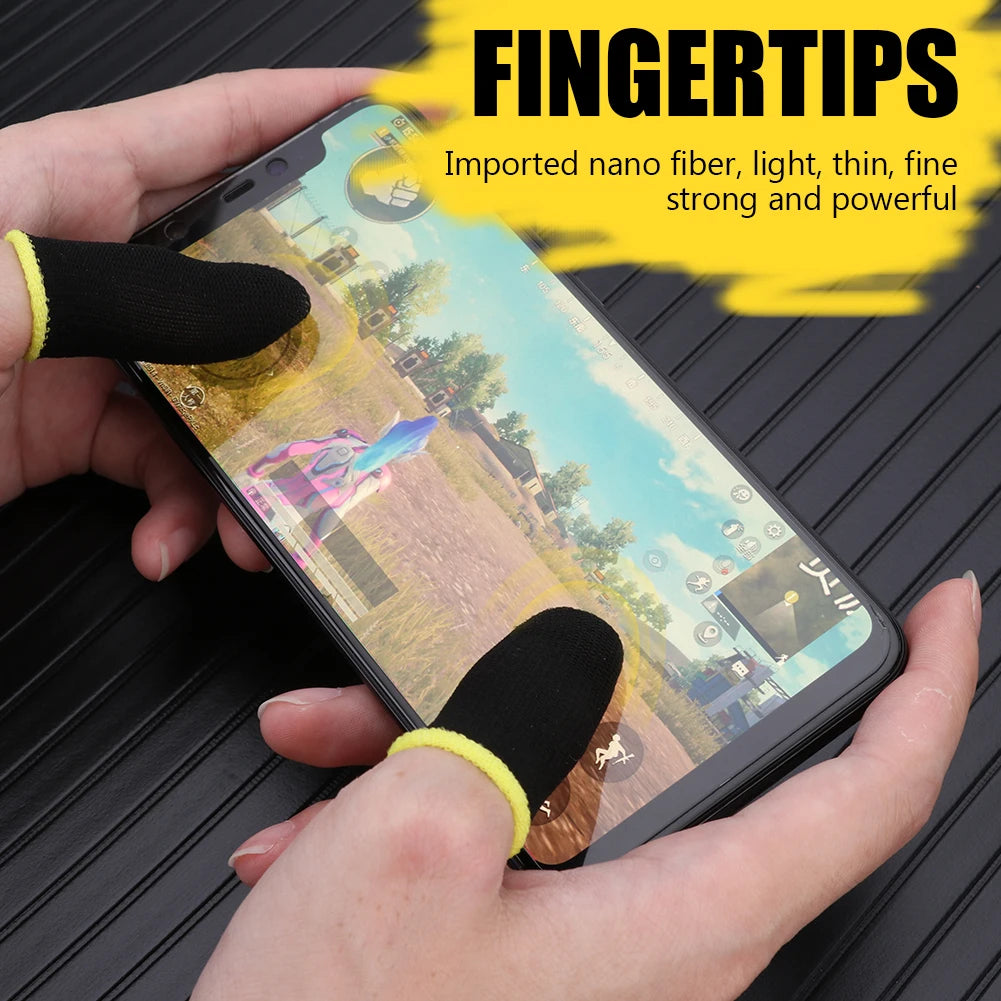20/40pcs Mobile Game Fingertip Cover Sweatproof Anti-slip Touch Screen Finger Sleeve Breathable Gaming Fingertip Cover For Gamer Zpaxo