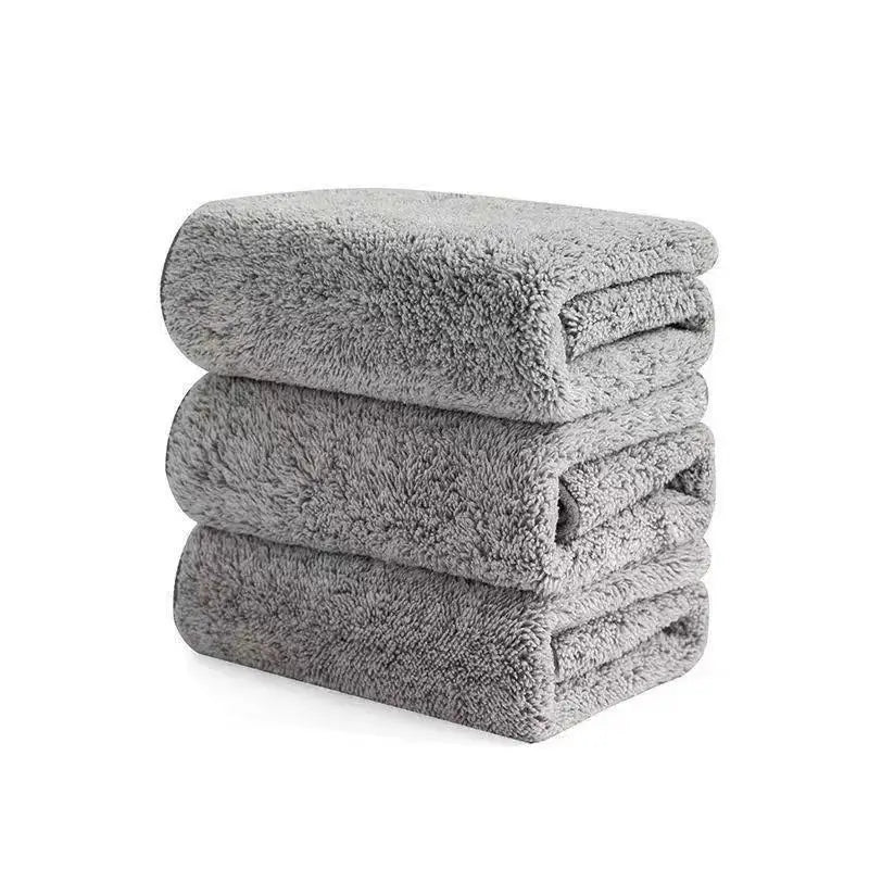 5Pcs Bamboo Charcoal Thickened Doublesided Towel Absorbent Dishcloth Anti-grease Home Kitchen Washdishing Wiping Cloth Clean Too Zpaxo