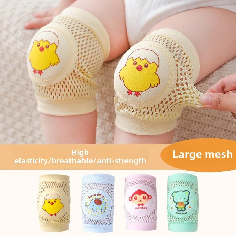 Baby Knee Pads 1 Pair Thin Summer Crawling Protection Anti-fall
