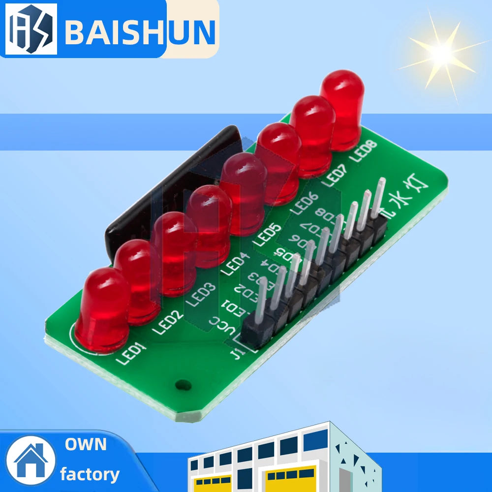 WS2812B 8-Channel LED Marquee Module Programmable Waterfall Chasing Zpaxo weld