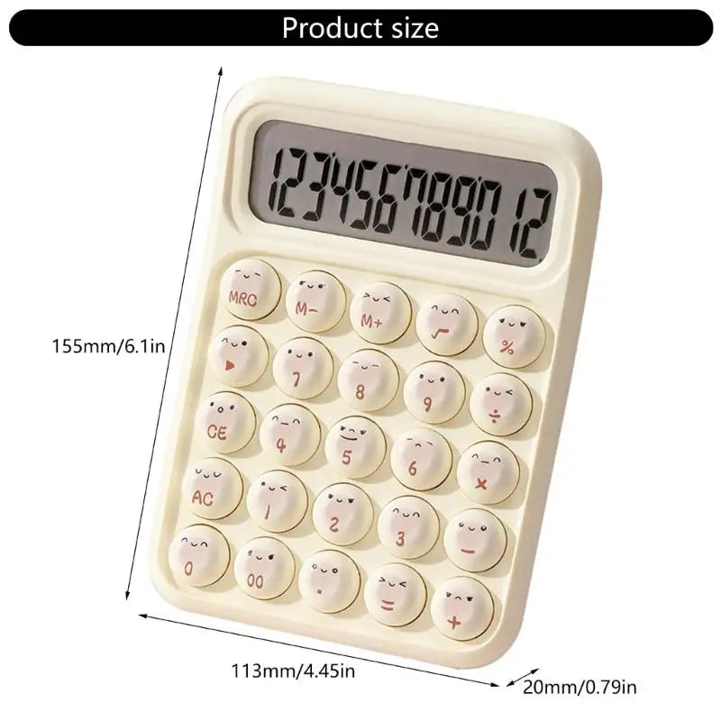 652F Desk Calculator 12 Digit Large Button Display Comfortable Zpaxo