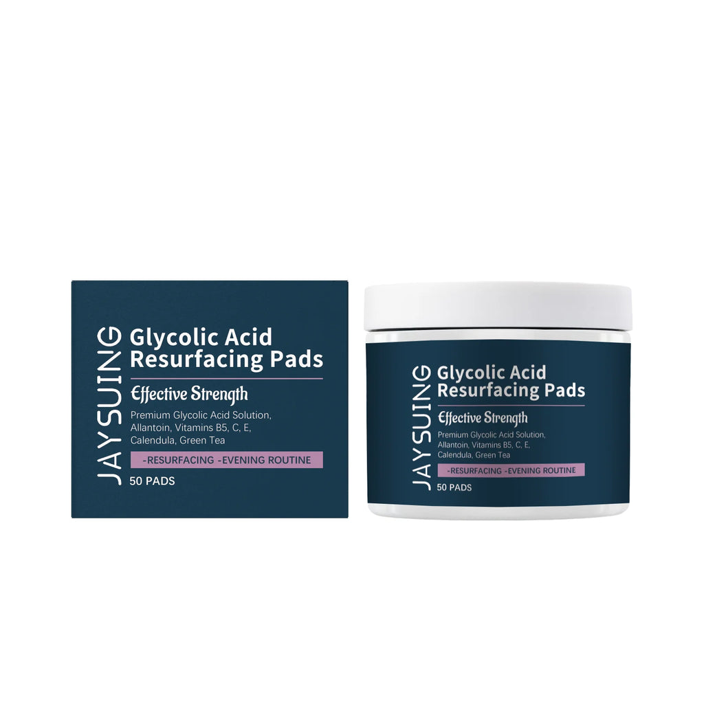 Glycolic Acid Exfoliating Cotton Pads – Shrink Pores, 50ct Exfoliating Face Pads Zpaxo 50PADS