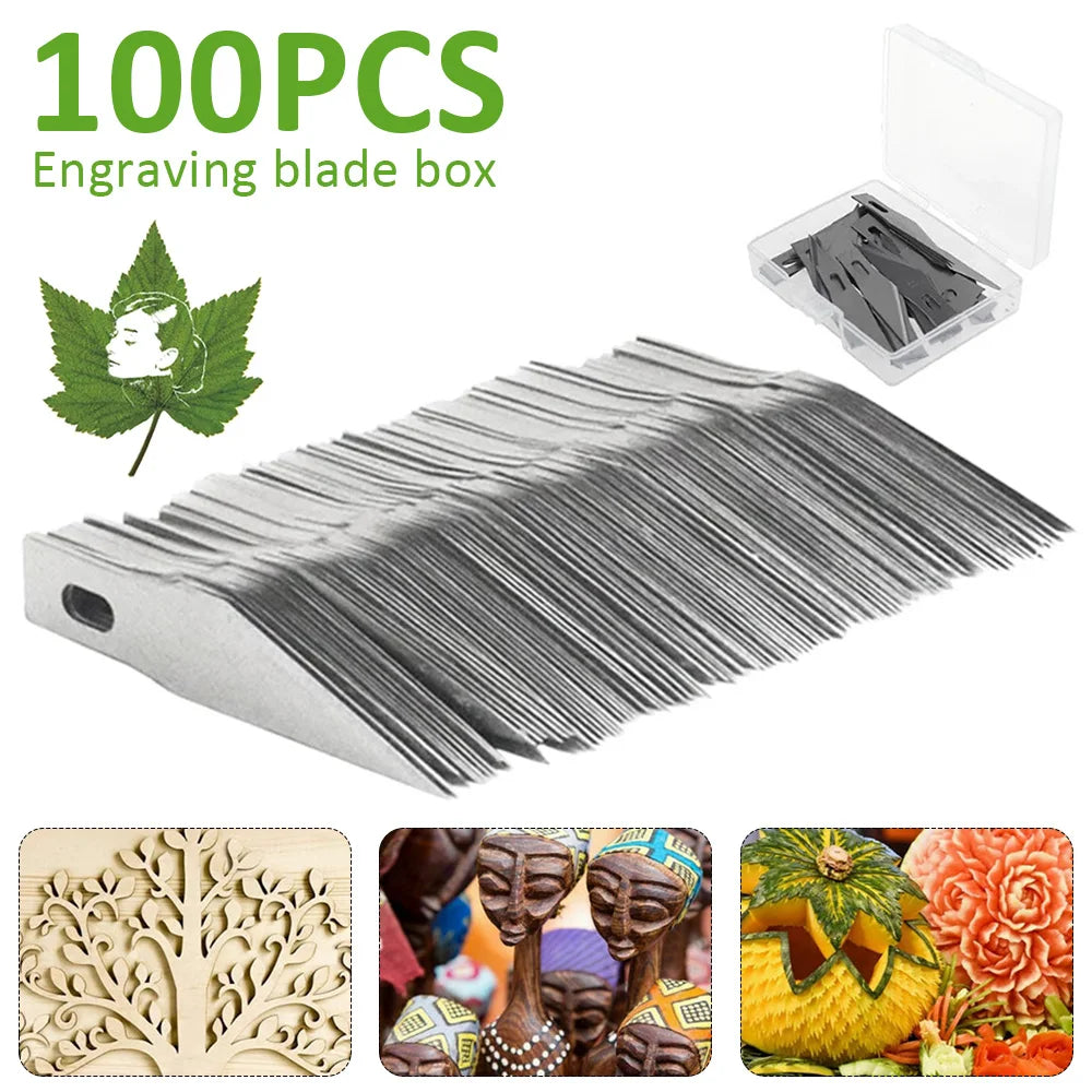 Knife Blades DIY Wood Carving Fruit Food Scalpel Craft Sculpture