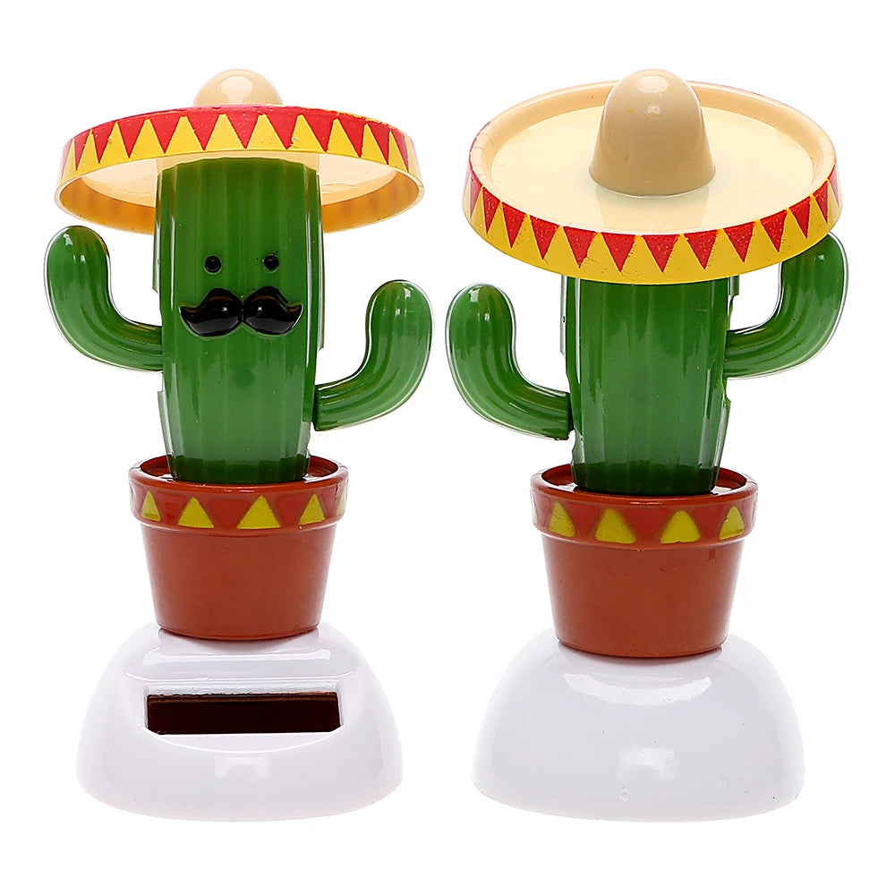 Cartoon Cactus Car Accessories Auto Dashboard Decoration Creative