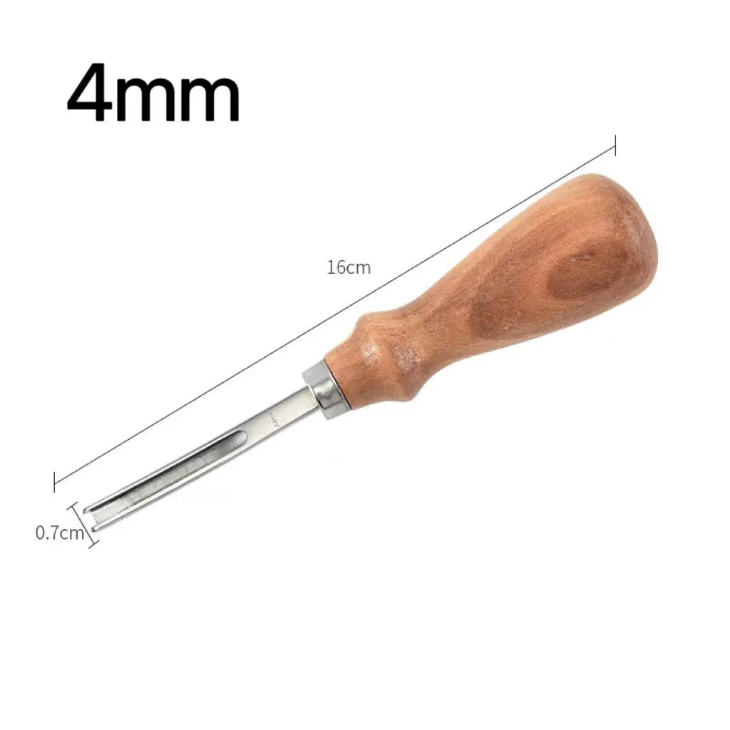 Practical Leather Craft Edge Beveler Skiving Beveling Cutting Diy Handmade Cutting Hand Trimming Leather Craft Tools Zpaxo 4 mm