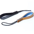 Creative Wear-resistant Leather Lanyard Key Loop Rope Pendant Cowhide Zpaxo Black-Grey