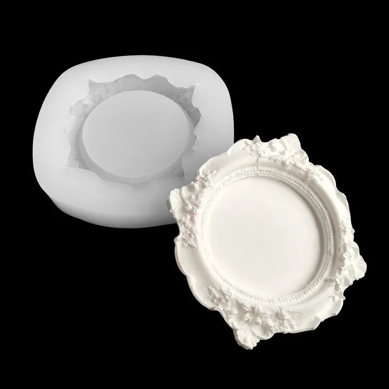 Baroque Lace Silicone Mold – Resin, Concrete & Cake Tray DIY