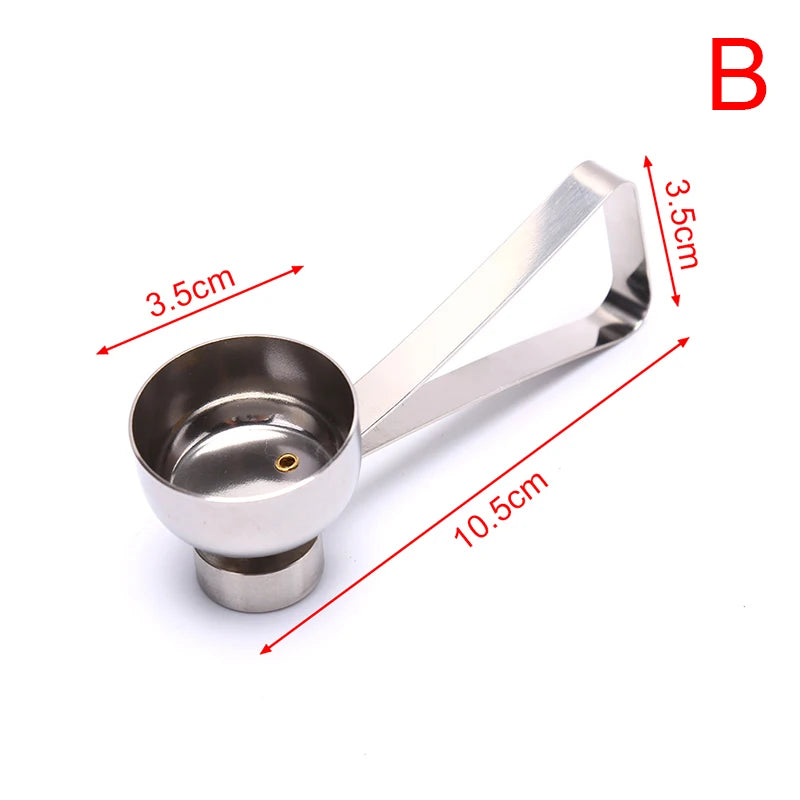 Topper Shell Top Cutter Kitchen Gadgets Egg Boiled Egg Cracker Separator Stainless Steel Egg Tools Egg Knocker Opener Zpaxo B