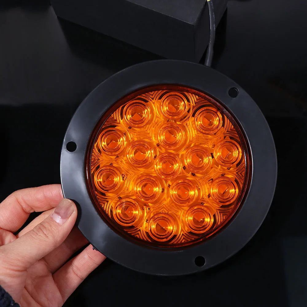 DC 12-24V LED Flashing Chassis Tail Light High-Power Multi-Color Truck Laser Spotlight Enhance Visibility Anti Fog Zpaxo