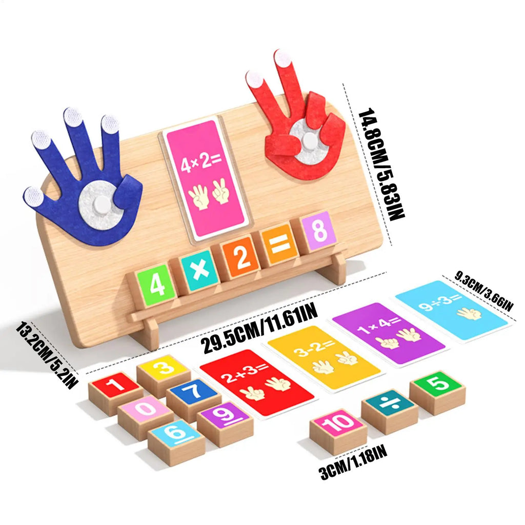 Math Toys Educational Arithmetic Family Activity Preschool Math Manipulatives Counting Blocks For Preschoolers Students Pupils Zpaxo