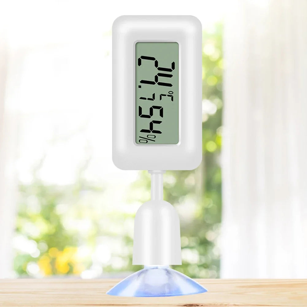 Digital Reptile Thermometer Hygrometer with Suction Cup Temperature Humidity Meter for Terrarium Reptile Accessories Zpaxo