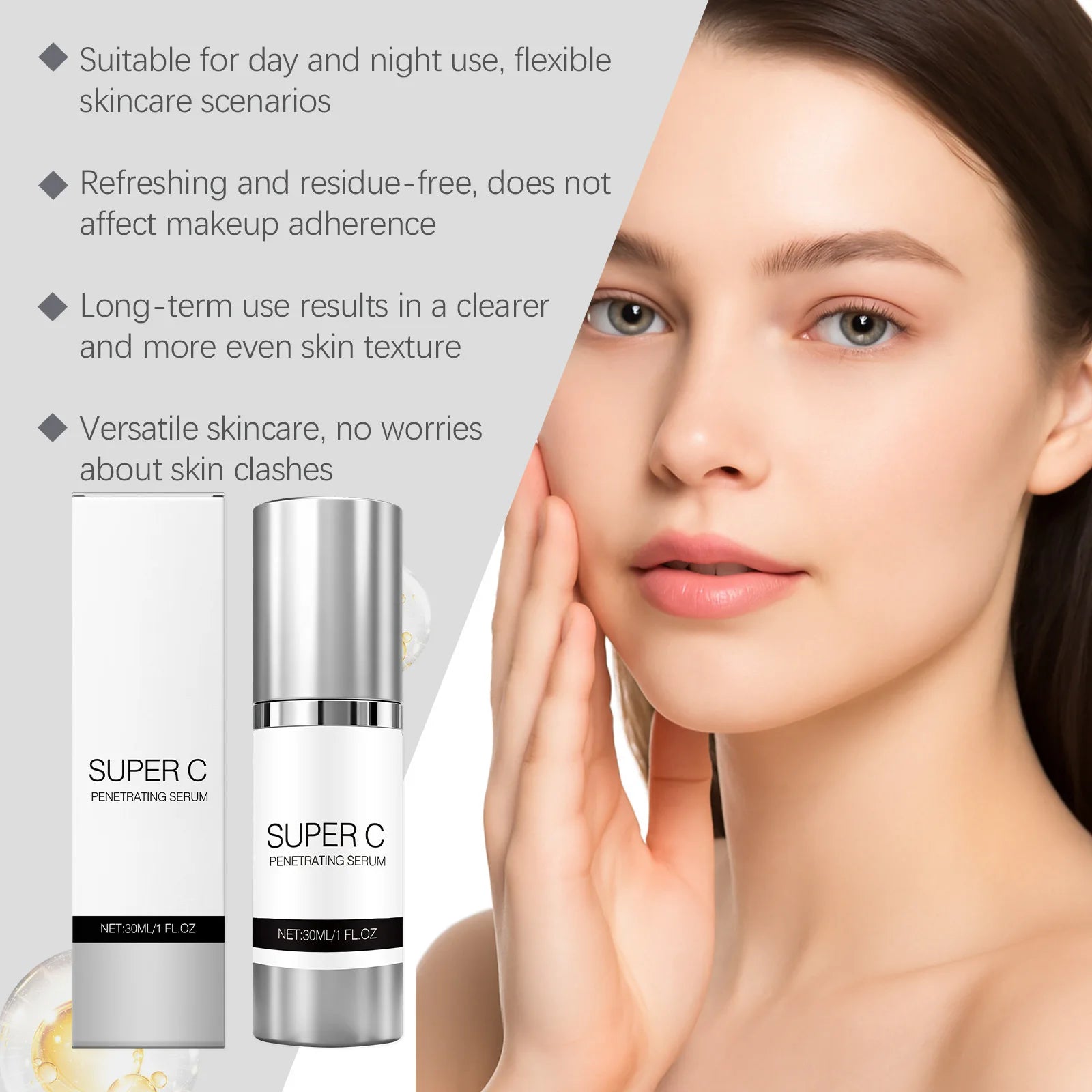 Vitamin C Facial Serum – Brighten, Hydrate & Firm Skin | 30ml Vitamin C Face Serum Zpaxo
