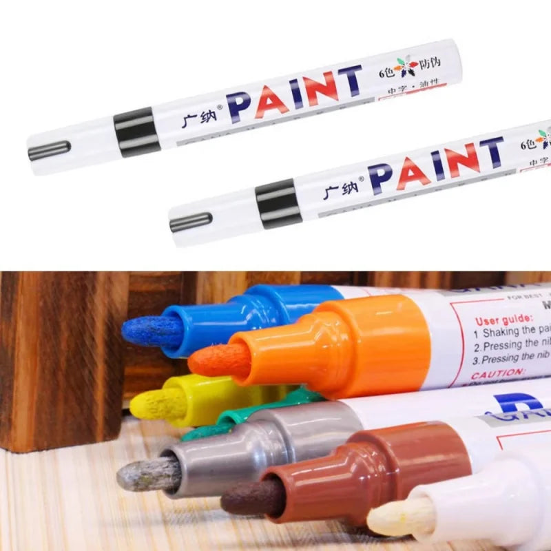 Permanent Paint Marker Pens for Car Tires, Wheels & Metal