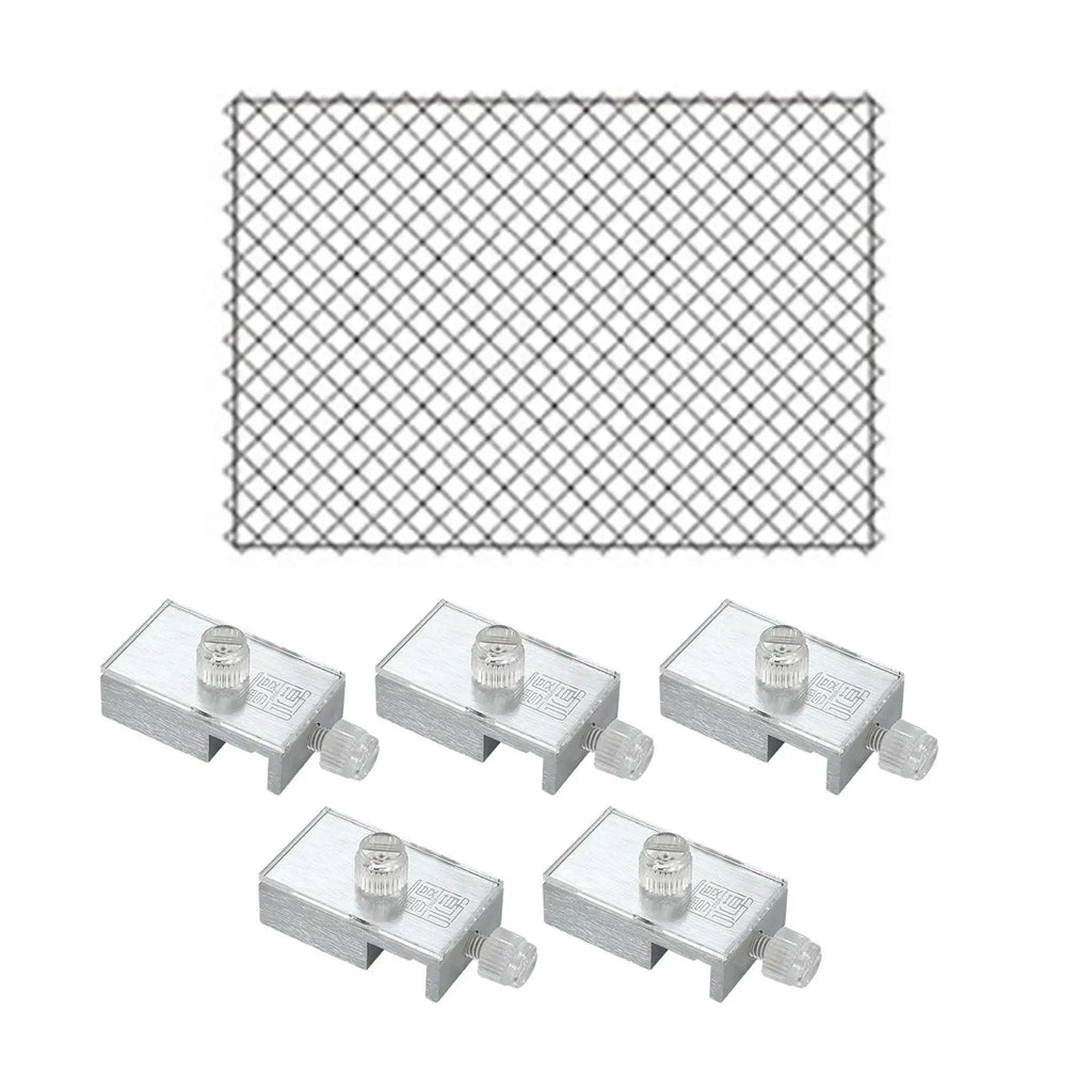 Aquarium Screen Net for Fish Tank Pet Supplies Aquarium Cover with Aluminum Clamp Mesh Screen Netting Clear Netting Zpaxo