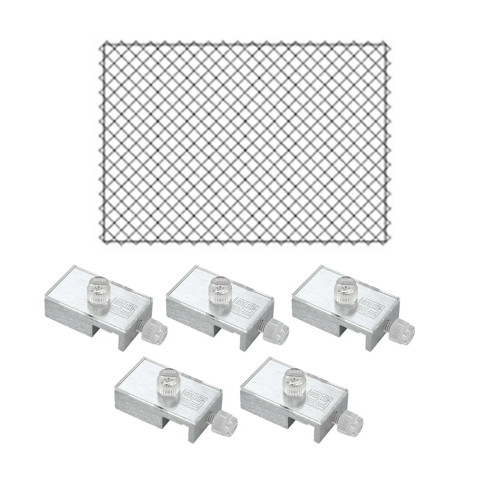 Aquarium Screen Net for Fish Tank Pet Supplies Aquarium Cover with Aluminum Clamp Mesh Screen Netting Clear Netting Zpaxo