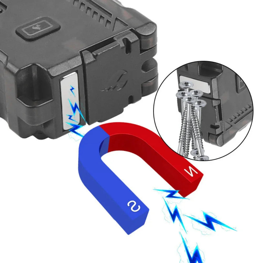 POCKETMAN Mini USB-C Rechargeable Flashlight – 8 Modes & Magnet