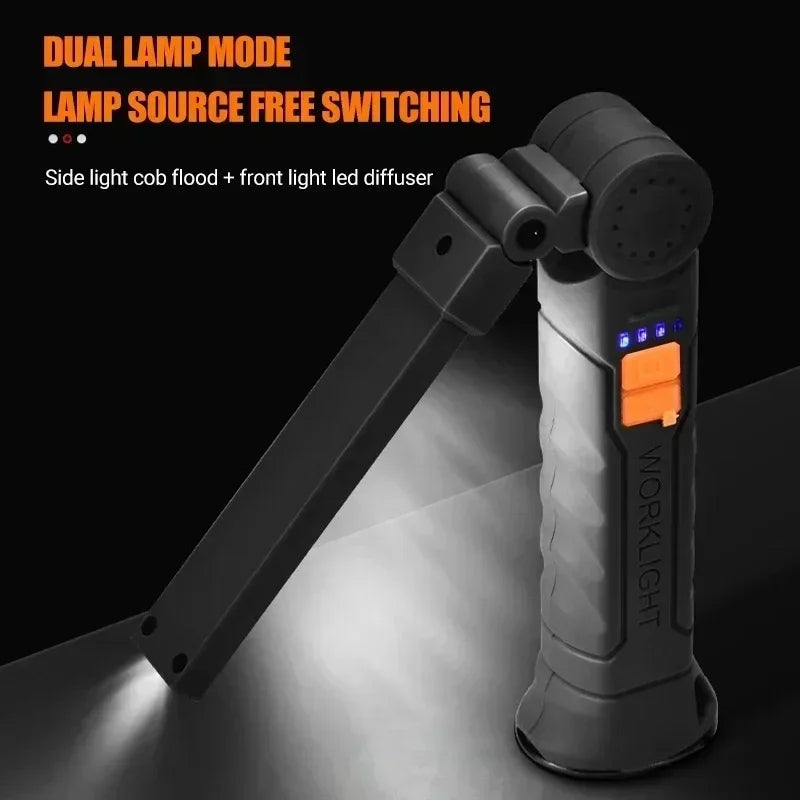 Portable COB LED Work Light – Magnetic, Rechargeable, Waterproof LED Work Light Zpaxo