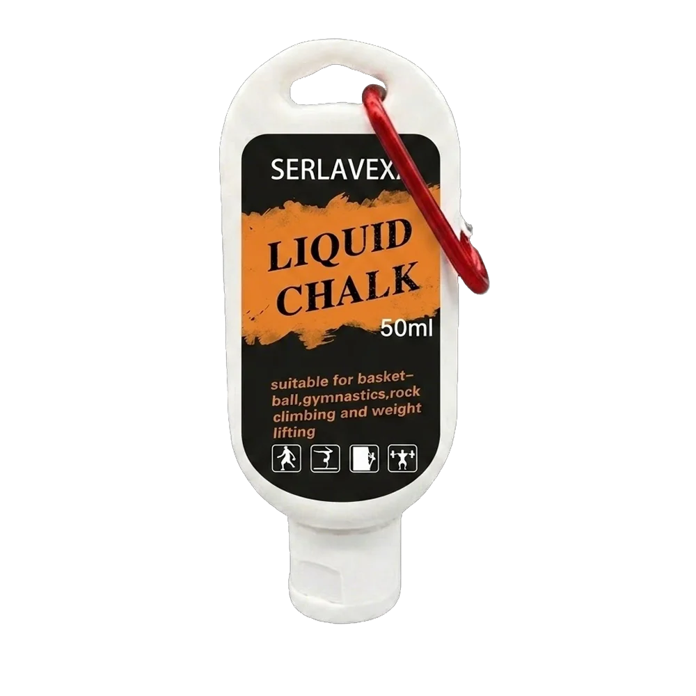 SERLAVEXA Liquid Chalk 100ml/50ml/30ml Professional Anti-Slip Magnesium Powder for Weightlifting Gym Basketball Climbing Zpaxo 50ml