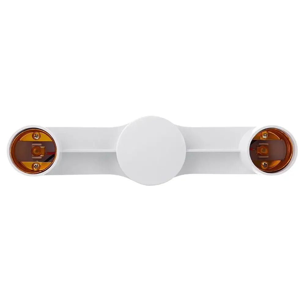 10-1PCS E27 To 2E27 Conversion Lamp Holder 85-285V Lamp Head Conversion Holder for Home Hotel Lighting Base Accessories Zpaxo