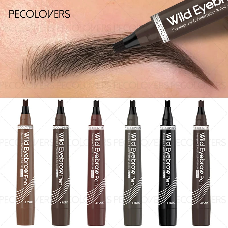 1pc Waterproof Eyebrow Pencil Ultra-Fine Tip Available in Multiple Colors Fast Drying an Essential Makeup Tool for Everyday Use Zpaxo