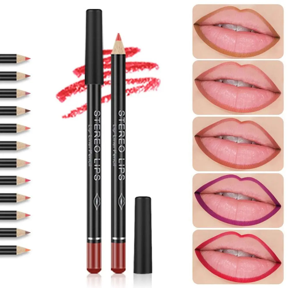 Luxury Long-lasting Matte Lip Liner Plumping Perfect Outline Filling Zpaxo