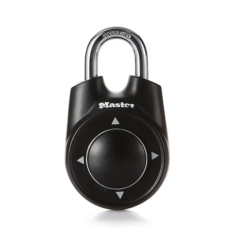 Master Keyless Lock Portable Combination Directional Password Padlock Zpaxo Upgraded Style-Black