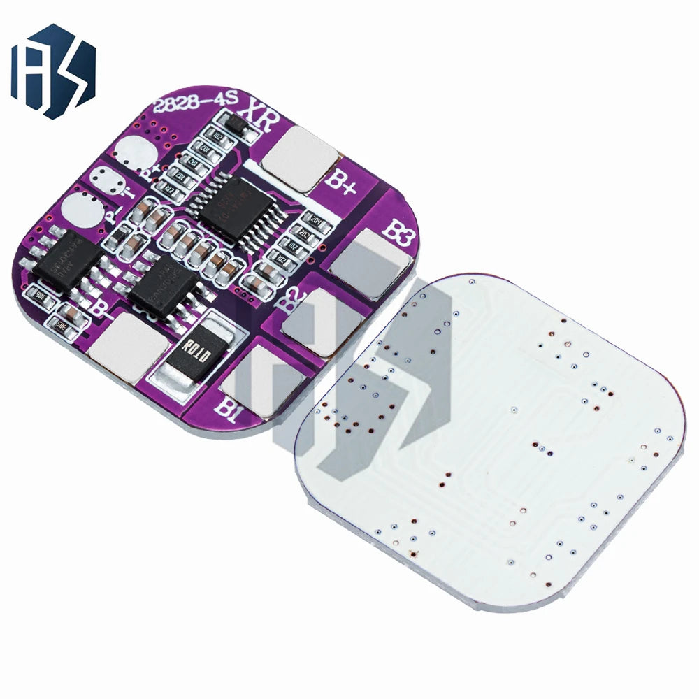 4S 5A 3.7v 16.8V 14500 Battery Packs Charge Board BMS 14.8V Same Port Lithium Battery Protection Board Zpaxo