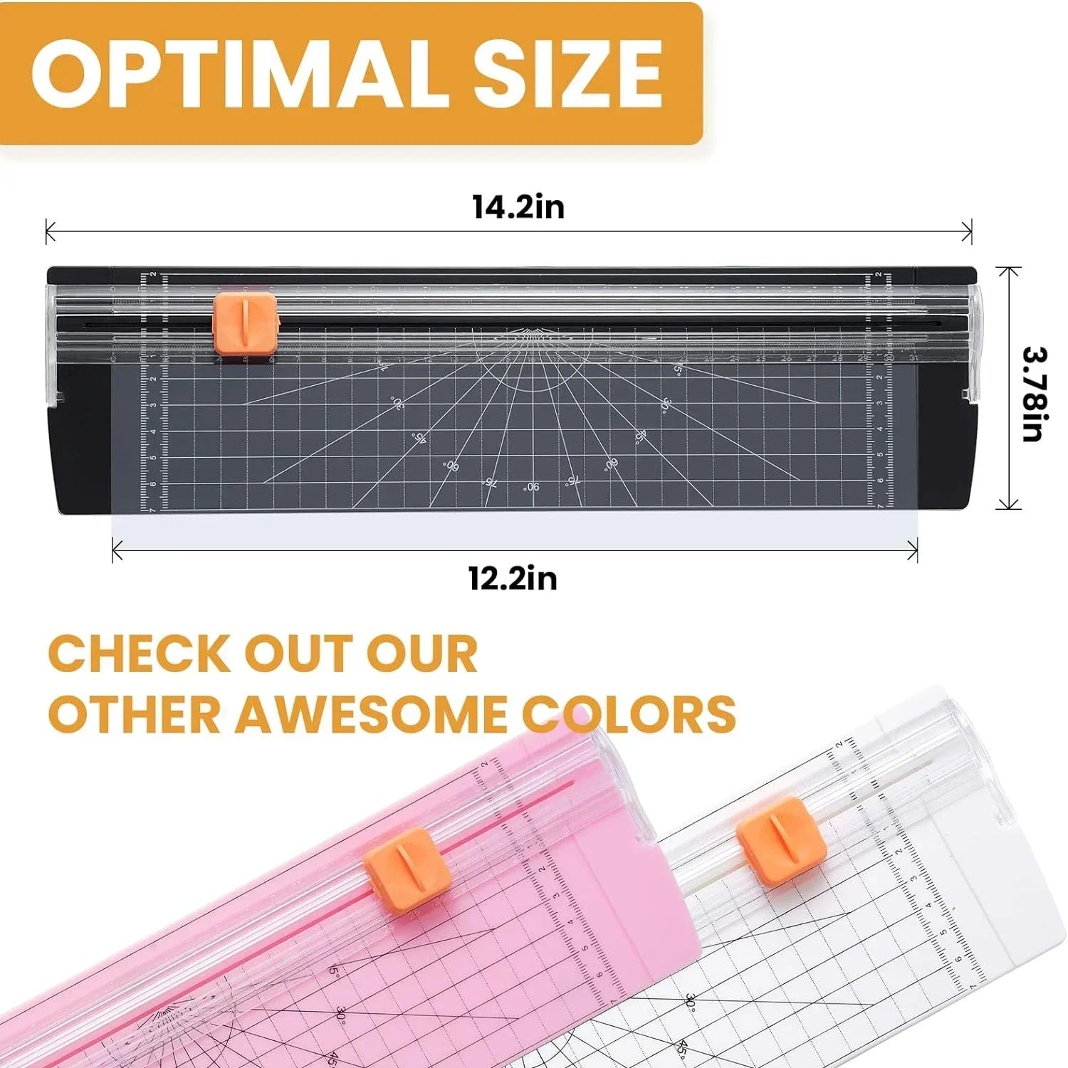 A4/A5 Mini Paper Cutter & Trimmer with Pull-Out Ruler