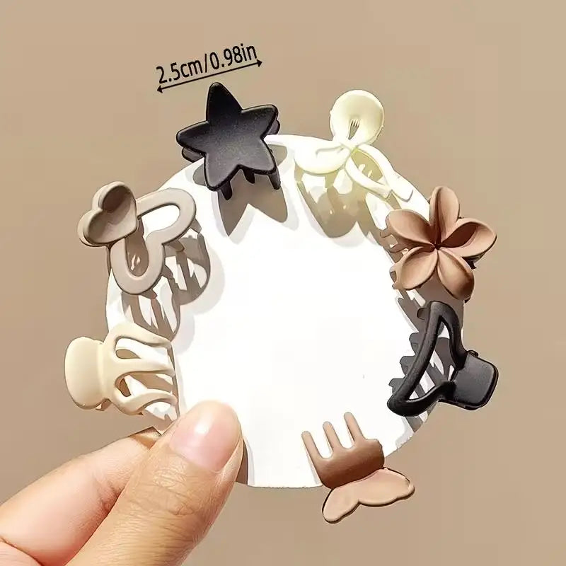 10pcs random Elegant Hairpins – Geometric & Floral, Mixed Colors, for Daily, Party, Travel, Gift Her Zpaxo