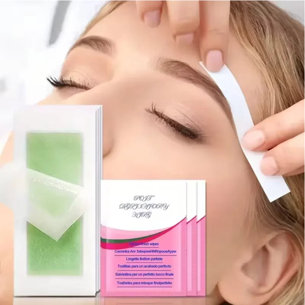 20pcs Hair Removal Patches - Painless Depilatory Strips for Body (Legs/Arms) Fast & Long-Lasting Hair Removal Pads Zpaxo