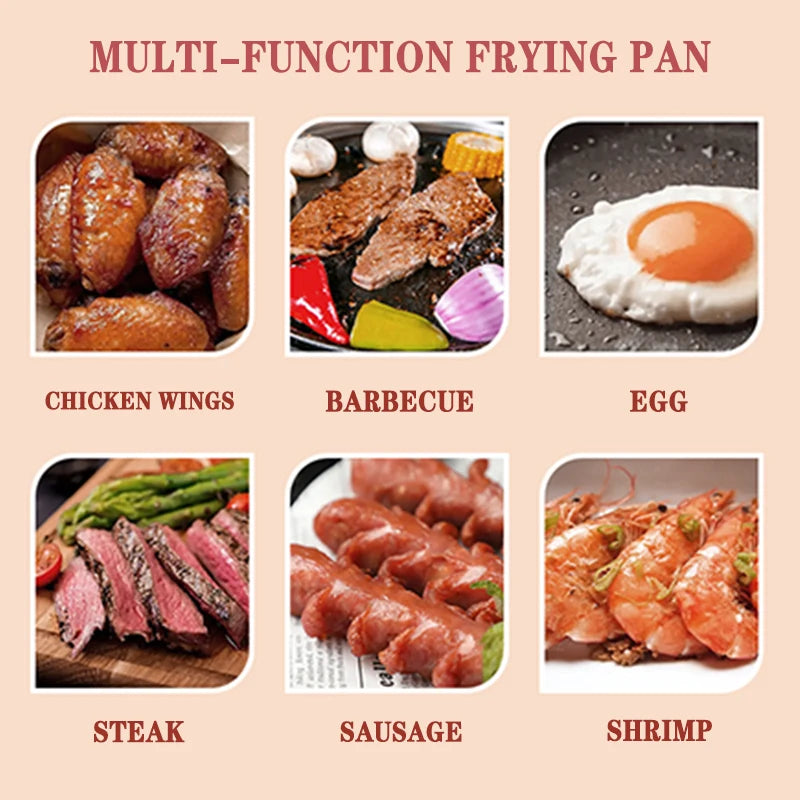 Korean Style Non-Stick round Grill Pan Maifan Stone Induction Gas Compatible Pork Belly Roaster Barbecue Tray Cooker Plate Zpaxo