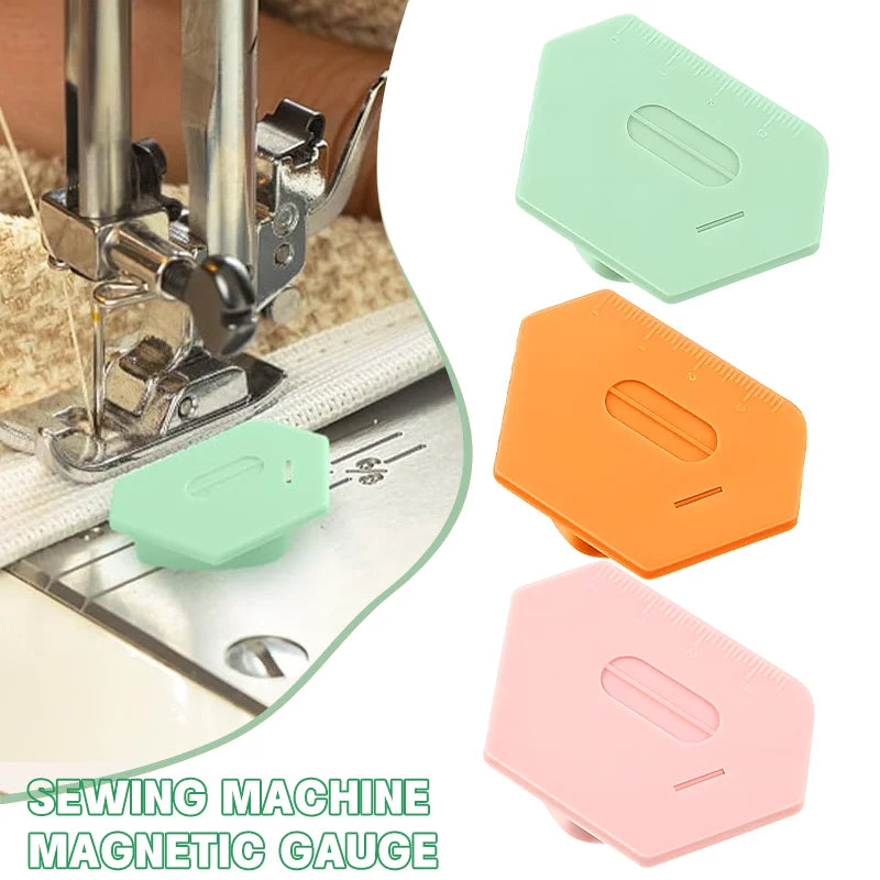 Sewing Magnetic Seam Guide Polygonal Anti-curling Positioner Home