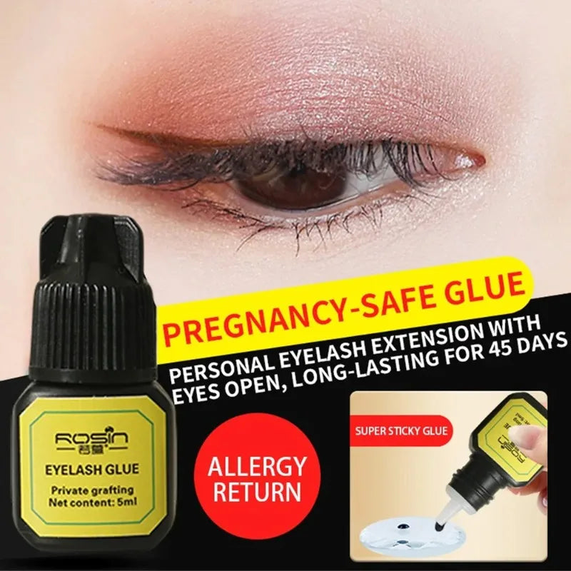1- Waterproof Eyelashe Extension Glue Long Lasting Quick Dry Grafting