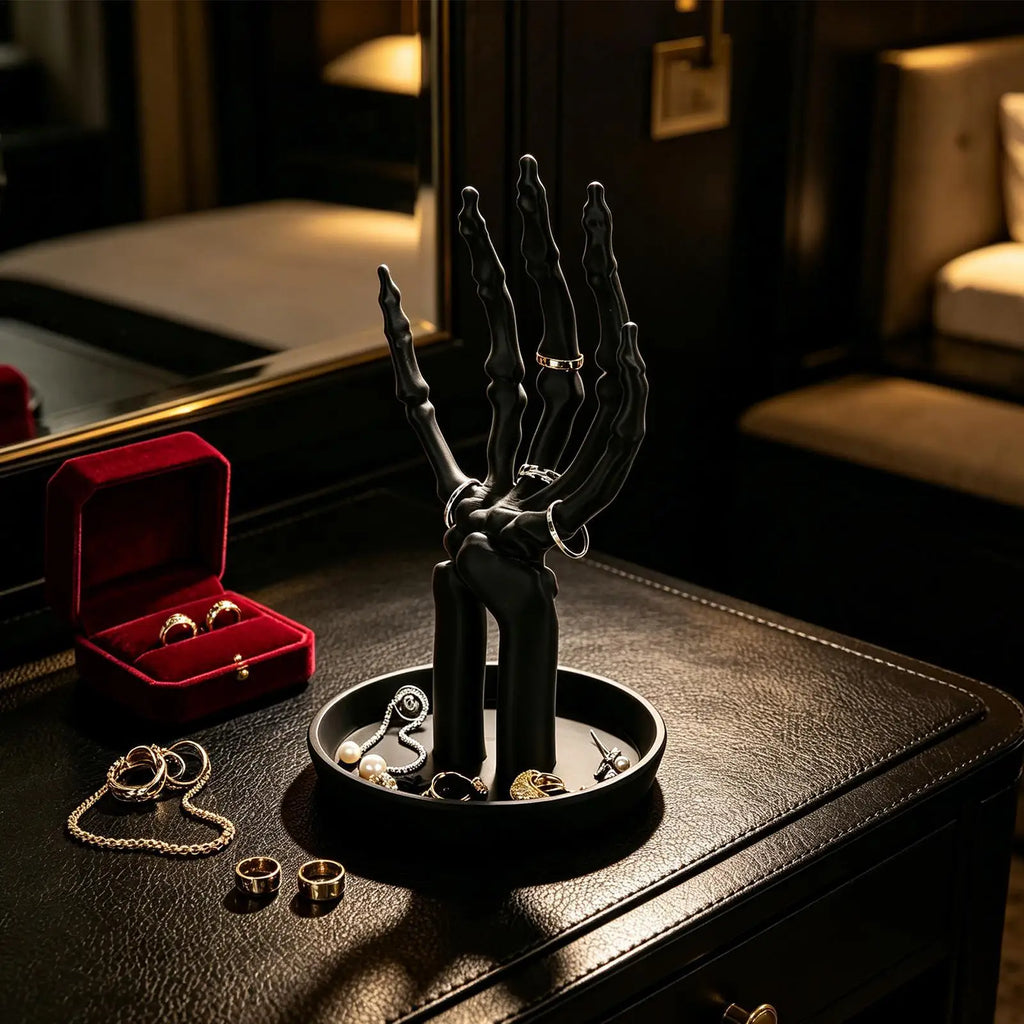 Skeleton Hand Jewelry Holder 3D Printed Home Decor Decorative Trinket