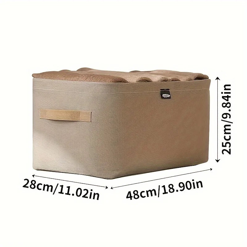 Foldable Steel Ring Storage Basket Ample Space Clothes Pants Misc