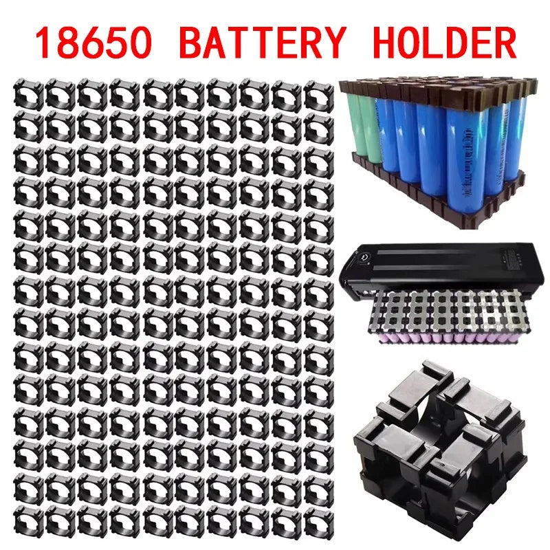18650 Lithium Battery Holder Plastic Bracket Cylindrical Cell Stand