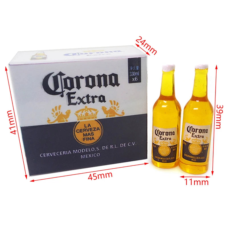 1 12 Dollhouse Miniature Corona Beer Case Model DIY Kid Toy Zpaxo