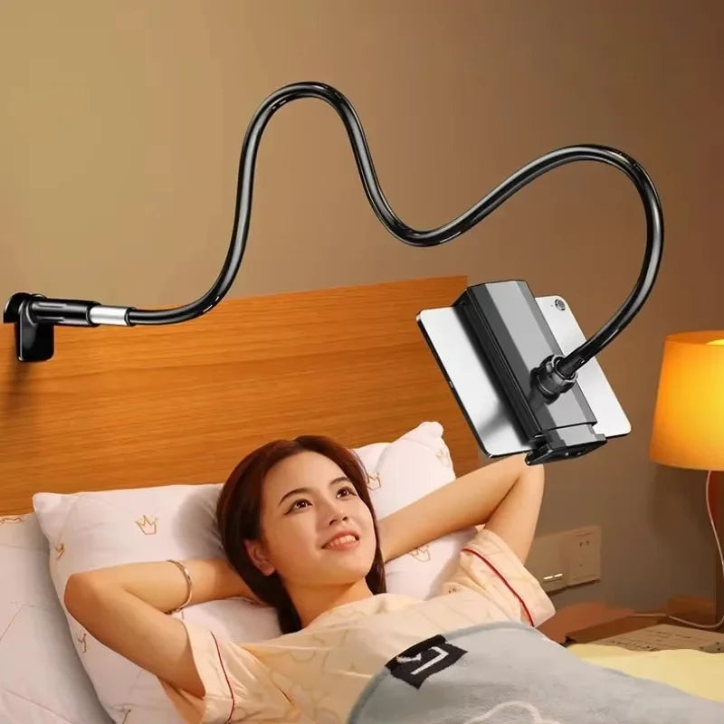 Gooseneck Tablet Holder Desk Lazy Phone Flexible Clip Bracket IPad