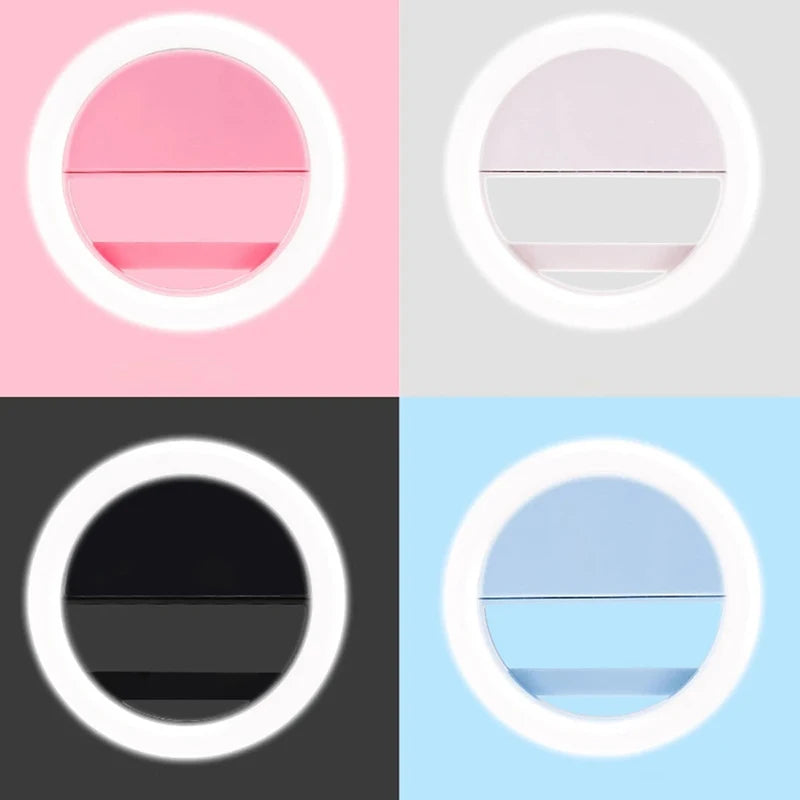 Universal LED Selfie Lamp Mobile Phone Lens Portable Flash Ring 36 Zpaxo