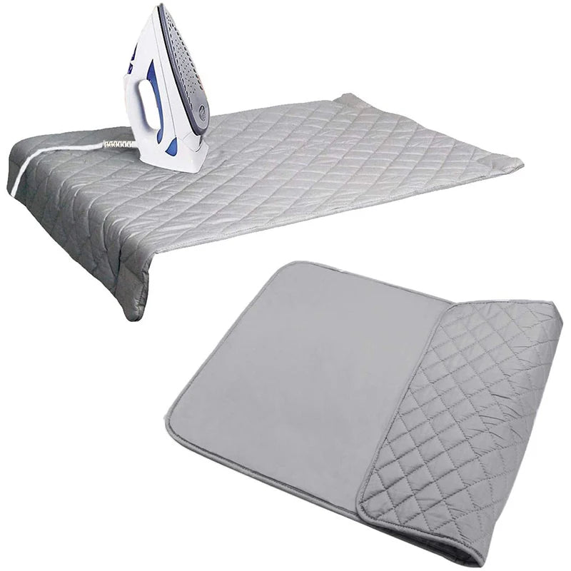 Table Ironing Mat Laundry Pad Portable Travel Clothes Protector Board