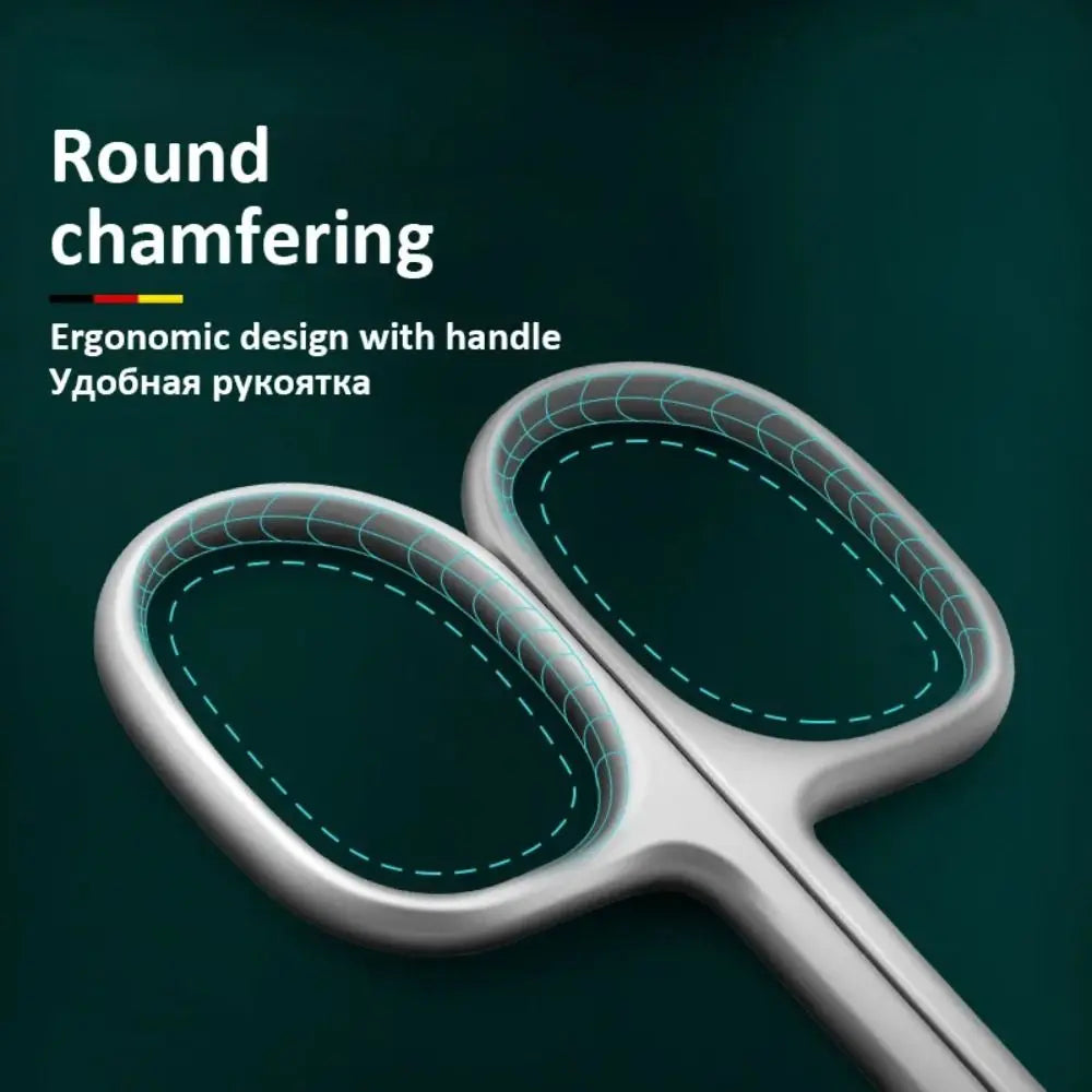 Professional Stainless Steel Cuticle Clipper Fine Curved Small Dead Zpaxo