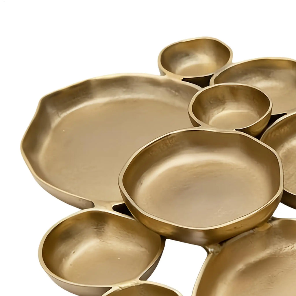Serving Bowls Nine-grid Plate Home Decor Charcuterie Tray Snacks Nuts