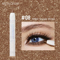 1PC Pearl Matte Waterproof Eyeshadow Pen, Highlighter, Smooth Application, Brown, Convenient, Ideal Christmas, Halloween Gift Zpaxo 08