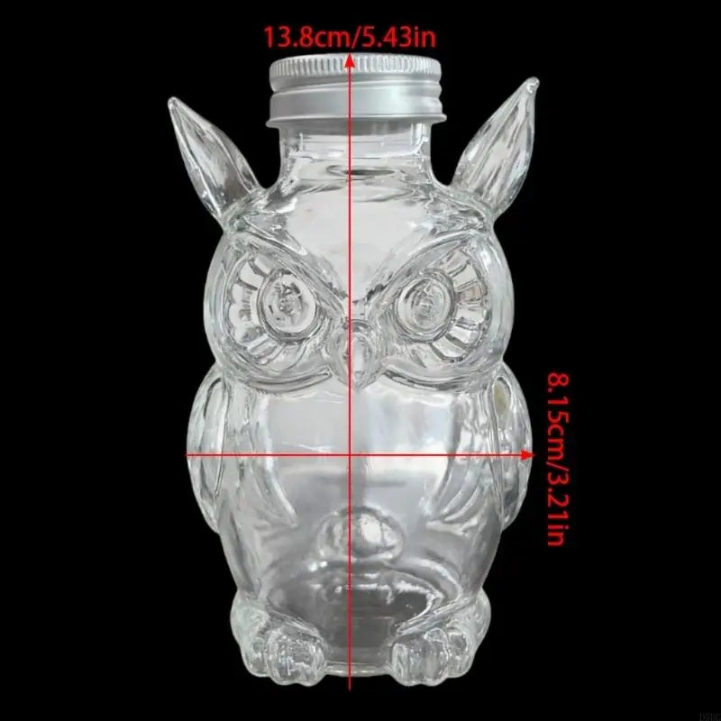 Chihuahua Shaped Glass Cookie Jar Airtight Pet Supports Storage