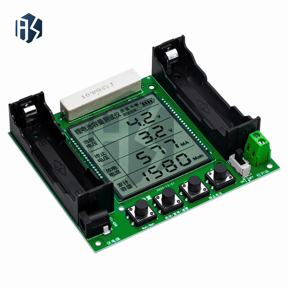 18650 Lithium Battery Capacity Tester Module Precision XH-M239 LCD Zpaxo